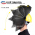 高空作业电焊面罩氩弧焊变光头戴式插配安全帽面屏电焊帽焊工 白安全帽+插槽式高空面罩