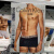 Calvin KleinCK男士内裤冰丝莫代尔纯棉平角裤中腰四角夏季短 银边莫代尔浅灰深灰黑色 S80-110斤