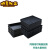防静电方盘黑色物料盒零件工具元件盒塑料周转箱塑胶托盘浅盘胶盘 托盘外尺寸：600*600*30mm