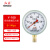 红旗 仪表Y-100 径向普通径向普通压力表气压表水压表真空负压表精度1.6级 0～1.0 MPA 