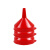 阿力牛 YSY-160 工业多功能塑料漏斗 粉末颗粒液体分装漏斗 红色5号(3个装) 