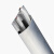DS 铝合金线槽 5号加厚款 1米/根 壁厚0.9mm 半圆弧形地面压线槽