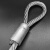 祁衡 304不锈钢钢丝绳压制 起重不锈钢丝绳 双头铝套压制 钢线包塑钢丝绳 8mm-1米长 一米价 