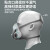 沁度防毒面具全面罩化工甲醛喷漆呼吸防护罩全脸防尘面罩打农SN3600 双罐防尘毒7件套