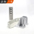 法特一号 斜地脚四方支持L型锁地角件铝合金型材铝制防锈固定支撑护栏配件 3030左白色