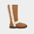 UGG女士雪地靴 Sunburst系列麂皮羊毛保暖高筒女靴子 栗色 36