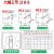 转换开关三档LW26-20旋转调节切换波段组合四五档多档位开关 3节(0-5档) 32A(面板M264X64mm)