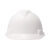 梅思安PE豪华型有孔安全帽一指键帽衬针织吸汗带E型下颏带白色 1顶