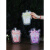 美识亚克力瓶子里的萌宠奶茶杯3D立体玩具女孩异形拼图玉桂狗生日礼物 萌小怪兽