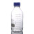 Duran杜兰 schott肖特瓶螺口蓝盖瓶透明透明丝口蓝盖试剂瓶25 50 100 250 500 1000ml肖特瓶