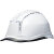 SMVP定制适用安全帽工地高强劳保安全帽防灾头盔透气舒适型 现货：白帽+帽檐烟灰（日本