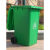 户外垃圾桶240升容量挂车分类带盖商用120小区室外大号环卫箱 100升进口料加厚棕色湿垃圾