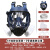 LISM防毒面具全面罩喷漆打磨防护全脸专用头罩防尘防护面罩毒气罩护罩 A8+1号盒防尘毒