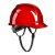 LISMLIEVE安全帽工地国标加厚透气ABS头盔建筑工程施工安全头帽领导头 ABS桔色