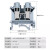 UK2.5B3N5N6N10平方接线端子电压电流保险接地排导轨式挡板连接条 UK10N接线端子50片 铜件