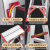 人字梯加厚铝合金梯子室内多功能家用折叠双侧工程梯安全便携合梯 红航空铝全筋加强加固7步2.1米+