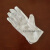 PU手套无硫米白黄pu防滑条纹手套电子厂线路板厂工业品 zxL 米白色