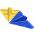 砚玺遥控航模固定翼KT板纸飞机三角翼飞行器1米翼展国赛省赛竞赛飞机 蓝色 空机1套(2套起拍) 自备舵机的模