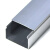 DS 铝合金方线槽 80*50mm 壁厚0.8mm 1米/根 外盖明装方形自粘地面