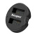劲码（KingMa）LP-E12电池充电器适用佳能EOS M M2 M10 M50M100100D相机座充 黑色