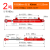 米囹定制适用HSG耳环小型液压缸单双向2吨缸径40工程农机油缸大全油顶 行程100mm