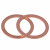 上陶鲸 紫铜垫片 船用表用密封圈铜圆形螺丝金属退火平垫圈 M6*10*1(25个) 