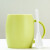 创意个性陶瓷马克杯带盖勺潮流早餐牛奶杯咖啡杯女水杯子定制 满天星-乳牙白-带盖瓷勺