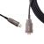 星舵工业相机USB3.0A转MicroB公光纤数据线带固定螺丝高柔拖链连接线定制 高柔黑色USB3.0转MicroB数据线 20m