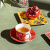 WEDGWOOD威基伍德 漫游美境杯碟套组 单人骨瓷欧式下午茶咖啡具 瑰丽红宝