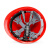 舜选 玻璃钢安全帽 SHX-B1 建筑工地施工程防砸抗冲击 圆顶红色1顶 定制logo印字