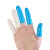 蓝色丁腈手指套防静电抗过敏化学实验耐酸碱指头保护耐磨丁晴橡胶 丁晴指套蓝色1000只  耐酸碱