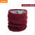 钢米 冬季双层加绒物业牧场企业套头保暖单圈针织围脖套25*22cm 酒红色