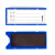 共泰 磁性标签 标示牌物料卡标牌贴磁铁分类牌标签磁吸标识牌 软磁全磁 30*70mm 蓝色 1个
