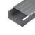 鑫磐基 铝合金方形线槽20*20(1米价)加厚地面压线槽