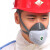 防尘口罩防工业粉尘可清洗半面罩透气矿用打磨装修头戴式面具 1201橡胶口罩一个 1201橡胶口罩+100片活性炭
