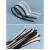 自锁式工业级尼龙扎带塑料束线带一次性捆绑卡扣标环保强力易拉工业品 8*200宽5.0毫米 长20厘米 黑色