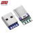 TYPE-C公头母头测试板DIY USB3.1带PCB板母座连接器四个焊点插头 TYEP-C 公母 配套 10套
