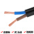送插座2芯电线2.5/4平方家用护套线电源线电动车充电缆线 2x6平方/100米