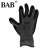 BAB尼龙丁腈磨砂涂层手套耐磨透气舒适防滑劳保工作防护手套JZ7304 灰色 9号/L码