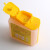 0.5L针座切割盒 锐器盒废物利器盒一次性方形 黄色 现货60只装