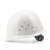 舜选ABS安全帽工地监理工程工业建筑防砸抗冲击电力劳保头盔 白色SHX-K2