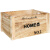 木箱木框箱展示道具木板箱实木收纳箱超市陈列木条箱定制 内包角原木 小号