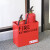 小型商用酒店灭火器箱子收纳架门店消防箱消防箱车载铁盒 红色 可放1-8KG规格 白色可放1-8KG规格