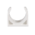 联塑 管夹PVC电工套管配件白色 Φ16