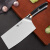 狂鲨切菜刀不锈钢桑刀厨师专用斩切肉片刀具厨房 斩切刀(仅限鸡鸭鱼) 60°以上 18cm 130mm