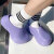 阿迪达斯 （adidas）三叶草女鞋2024夏季新款ADIFOM STAN SMITH厚底凉鞋拖鞋洞洞鞋 IH0847紫色 36.5