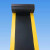 警示边防滑pvc地垫黄色边塑胶垫车间仓库防水防滑阻燃垫工厂地板 黑色+黄边 0.7米宽*1米长（3mm） 要几米拍几份