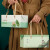 端午节粽子包装盒创意手提盒牛皮纸皮蛋包装粽子礼盒外包装盒 菱形端午粽大号绿色
