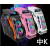 个性K神大/小网咖电竞水冷游戏机箱异形开放钢化玻璃侧透台式机箱 中K粉色单机箱支持ATX大板 官方标配
