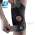 LP733CA双弹簧支撑型护膝篮羽球运动半月板护具髌骨护套 科技款733CAR1 黑色单只 普通码
